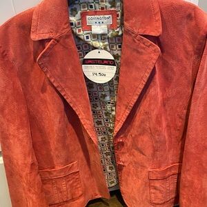 Covington Coral Suede Jacket